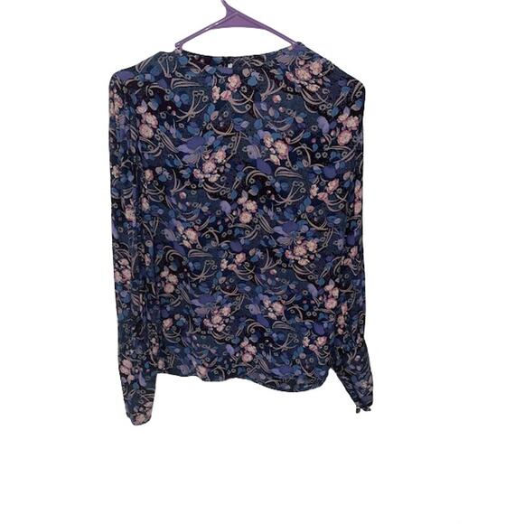 VINTAGE 2 piece rayon blouse and skirt set sz 6 Rayon - Picture 4 of 5